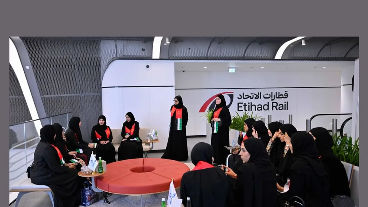Emirati Kadınlar Günü öncesi 30 sağlık çalışanı Etihad Rail’de buluştu